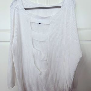 Express Sweater with cut outs